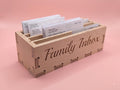 Wooden Countertop Mail Organizer Box – Family Letter & Bill Holder with 4 Slots