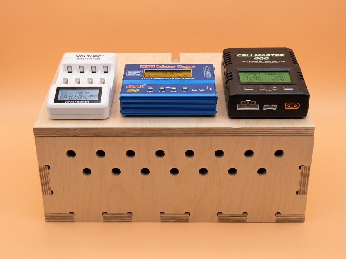 The Habinsky – Heavy Duty Cord & Battery Charger Organizer Shelf