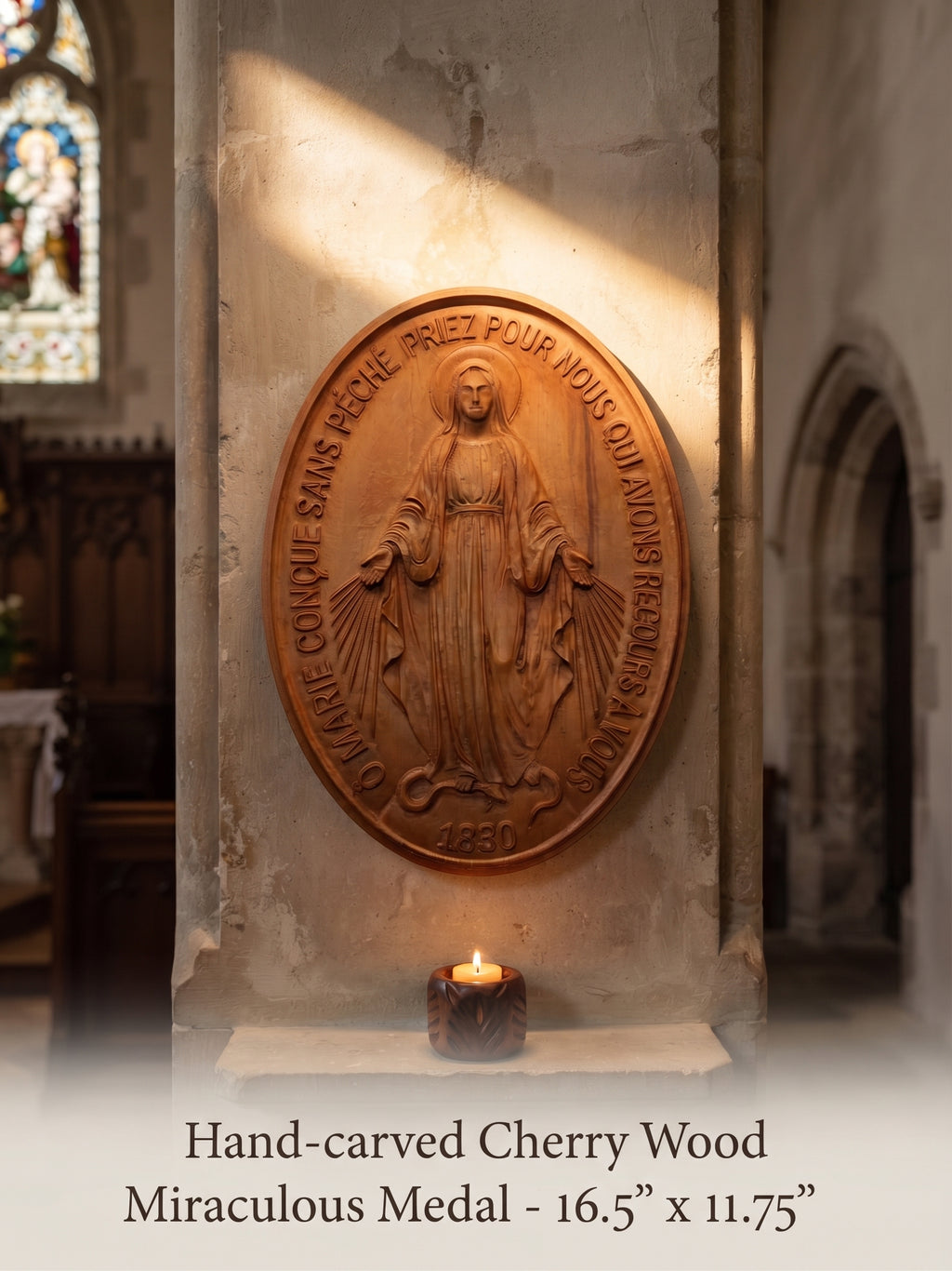 The Miraculous Medal, Catholic Devotional Medal, Virgin Mary