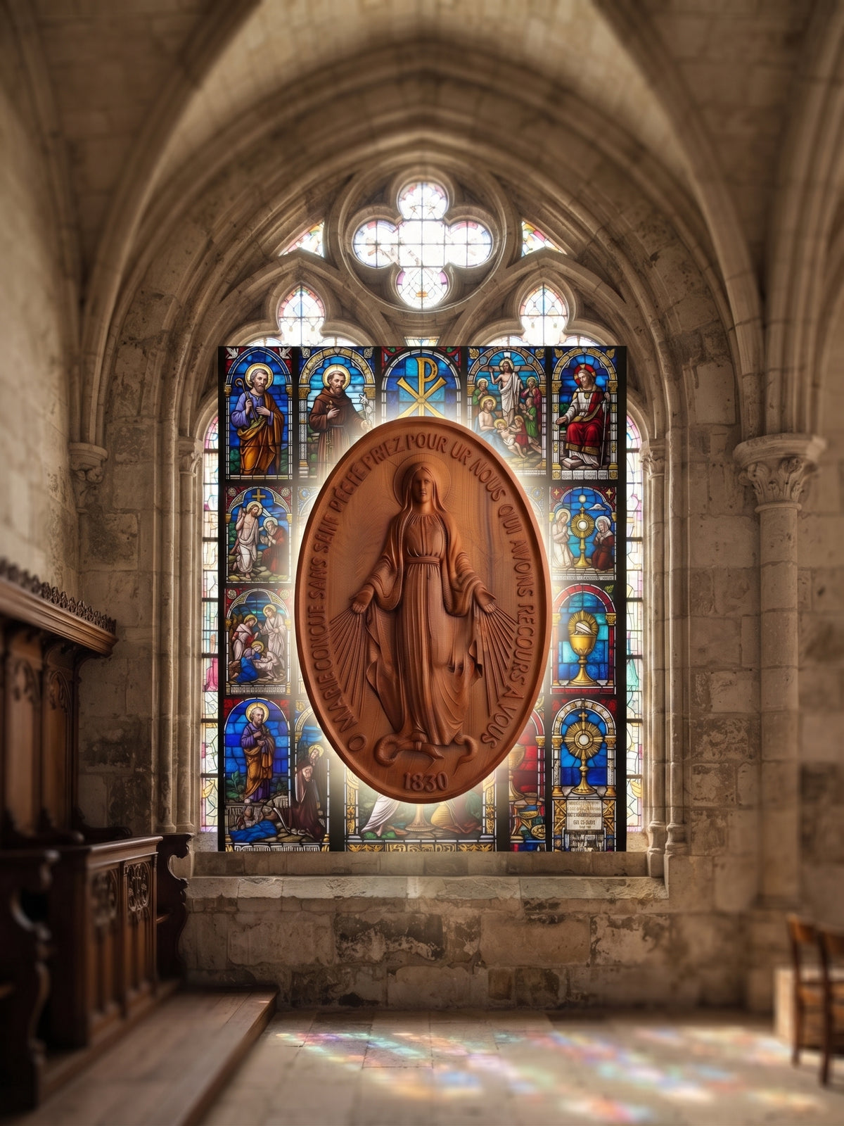 The Miraculous Medal, Catholic Devotional Medal, Virgin Mary