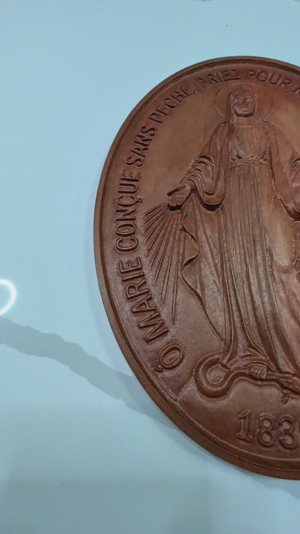 The Miraculous Medal, Catholic Devotional Medal, Virgin Mary